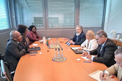 Intercambian Cuba y Sudáfrica sobre cooperación bilateral en salud